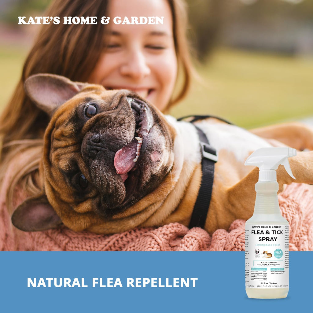 Flea and Tick Spray for Dogs & Cats 32oz L4604