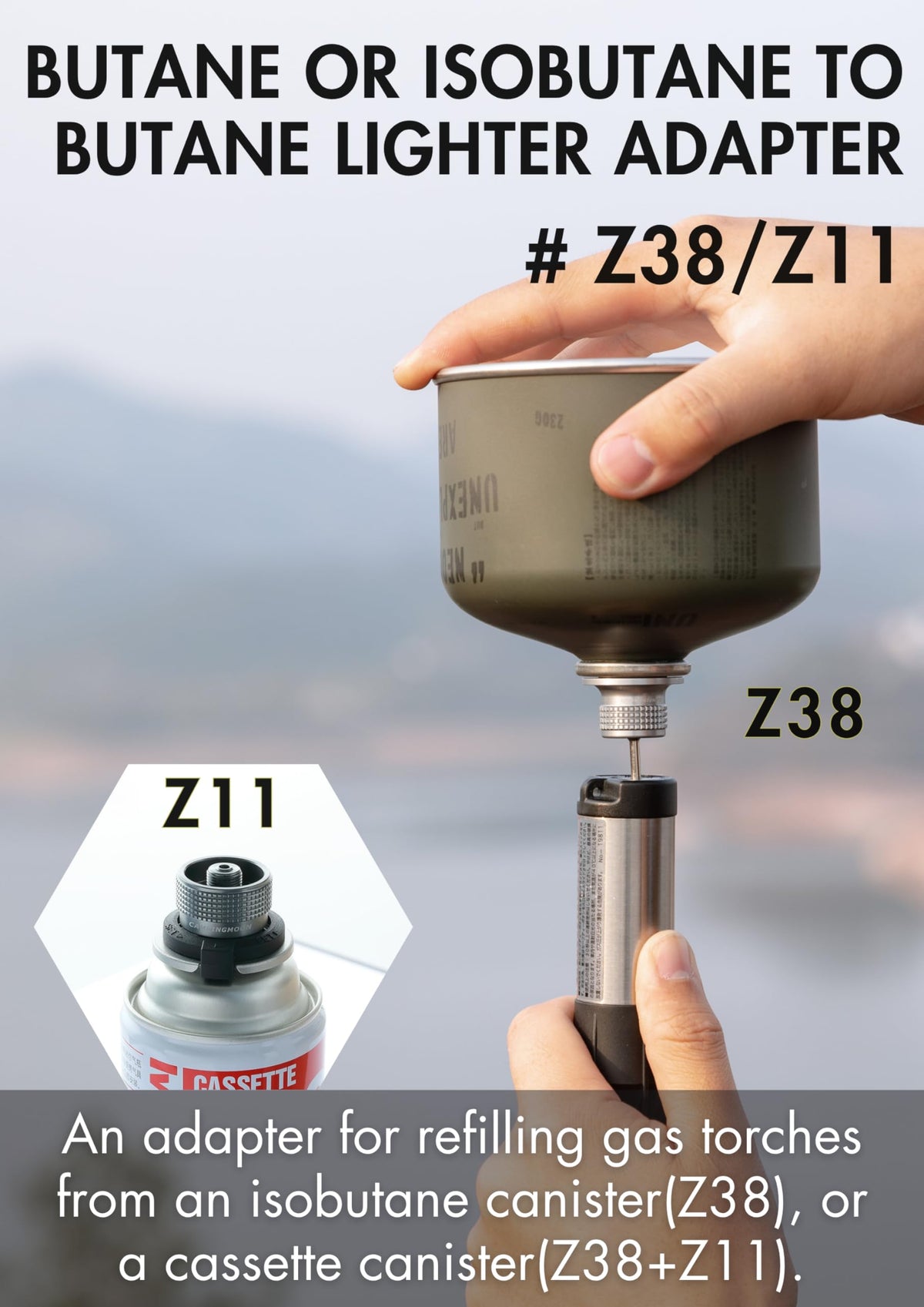 Cassette Canister to Butane Fill Adapter U6544