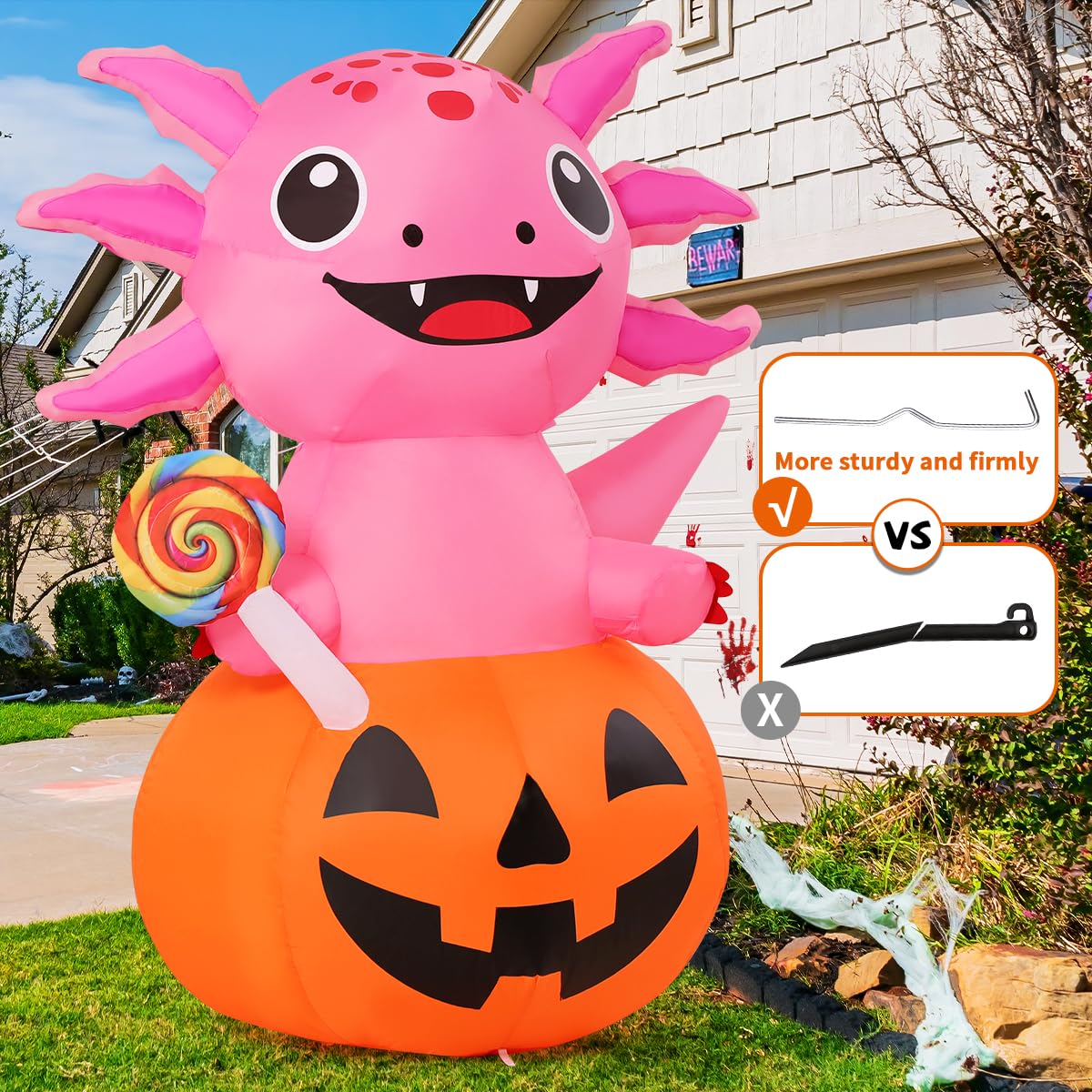 5 FT Inflatables with Built-in LEDs J240627