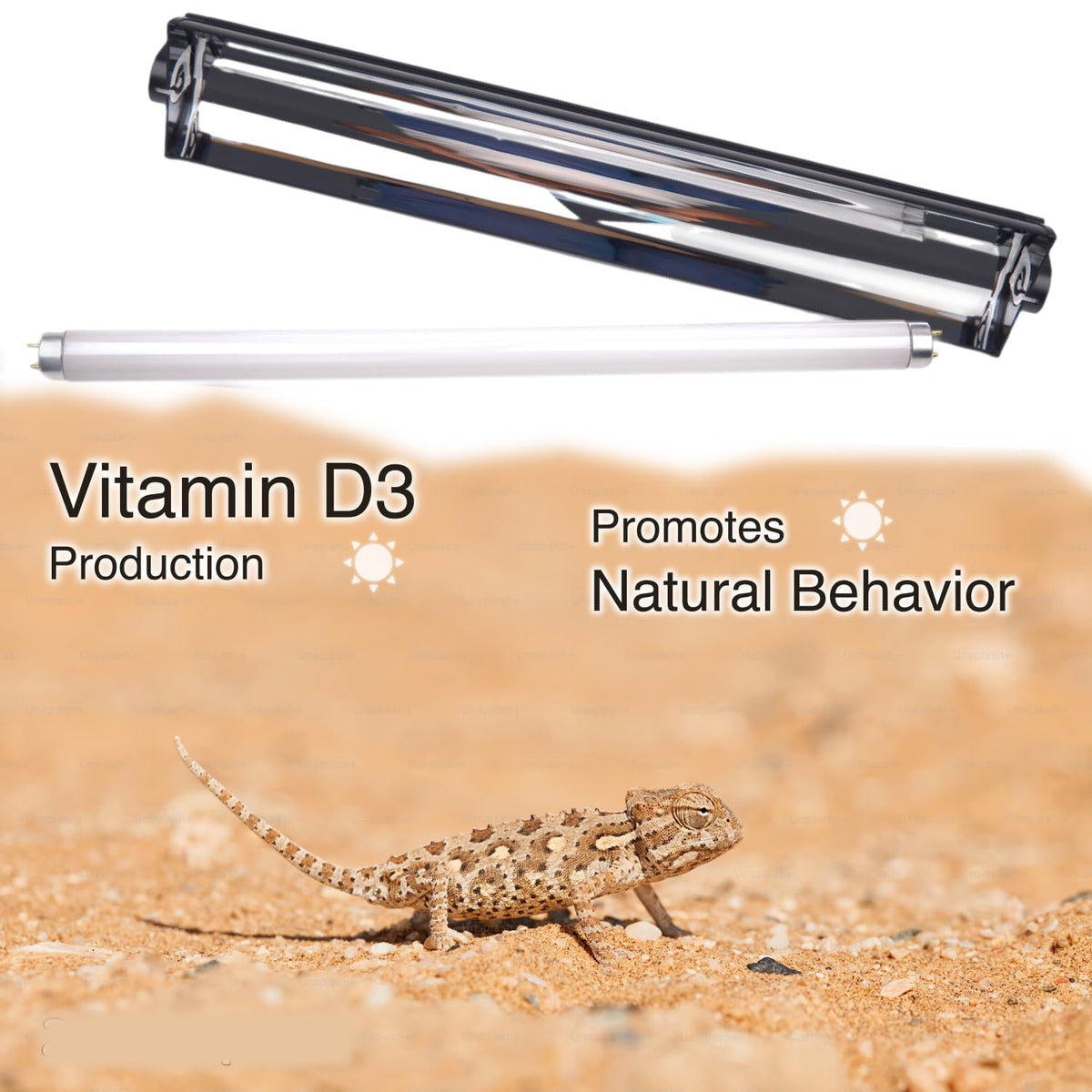 15W UVB Reptile Light Kit 18 inches F909816