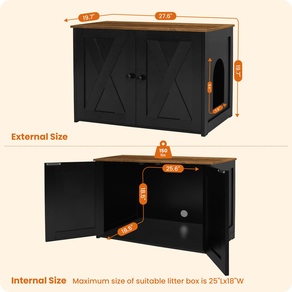 Cat Litter Box Enclosure J376