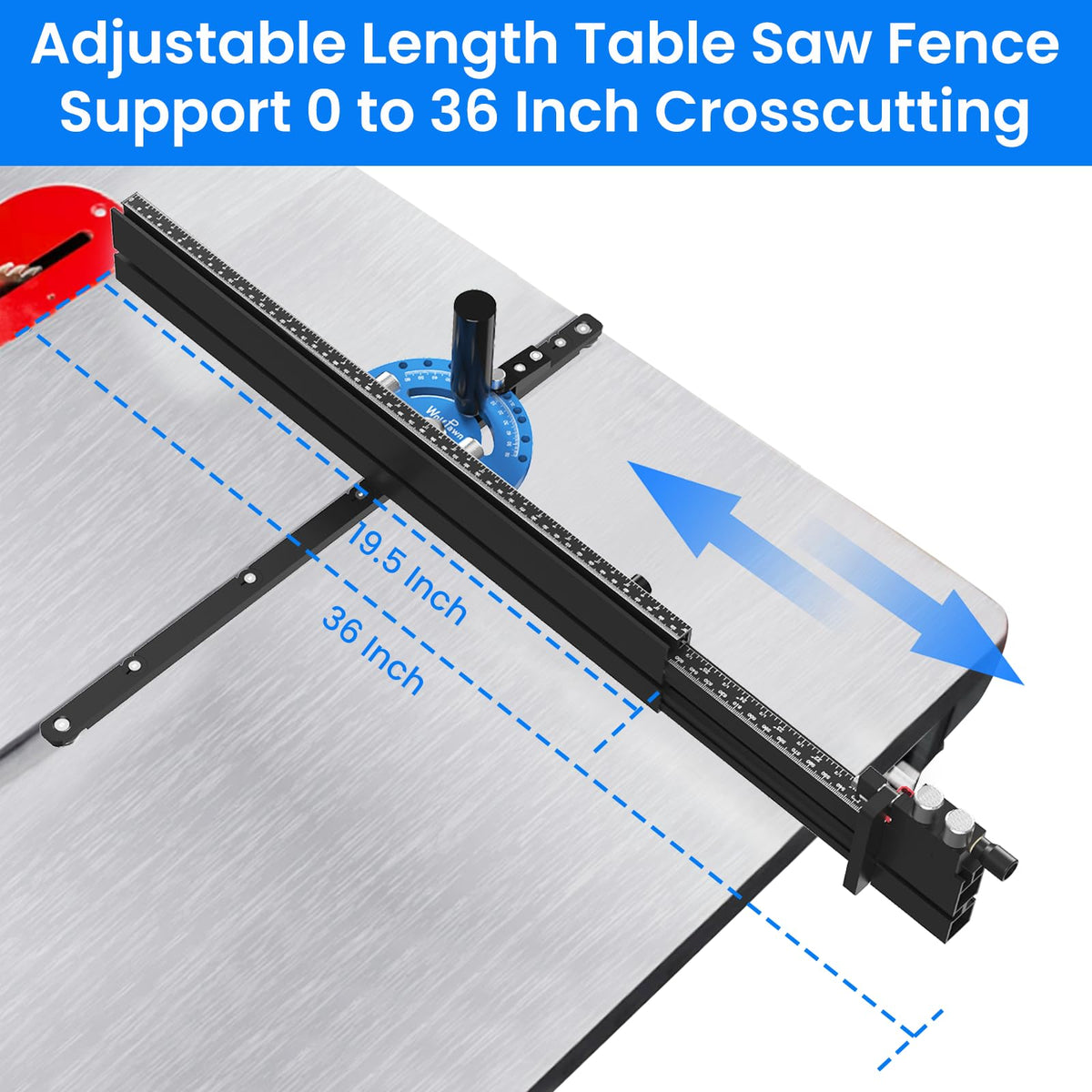 Miter Gauge with Extendable Fence O93027