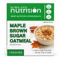 High Protein Instant Oatmeal Mix, 15g Protein, 7 Servings, Maple Brown Sugar M264