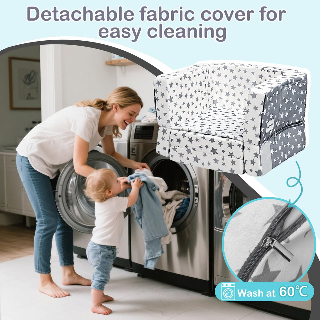Portable Toddler Travel Bed & Chair 2-in-1 B570368