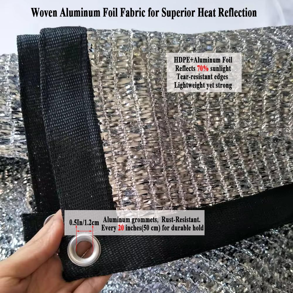 10x25 FT Aluminet Shade Cloth K210320