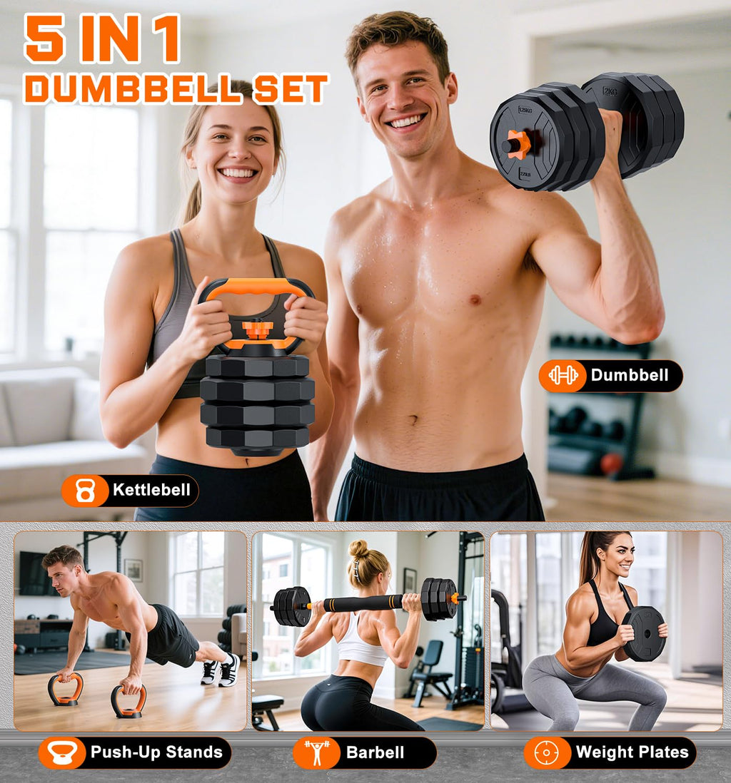 Adjustable Dumbbell Set with Connector N3969