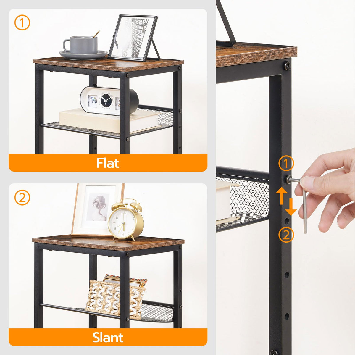 Tall 3-Tier Side Table E40776