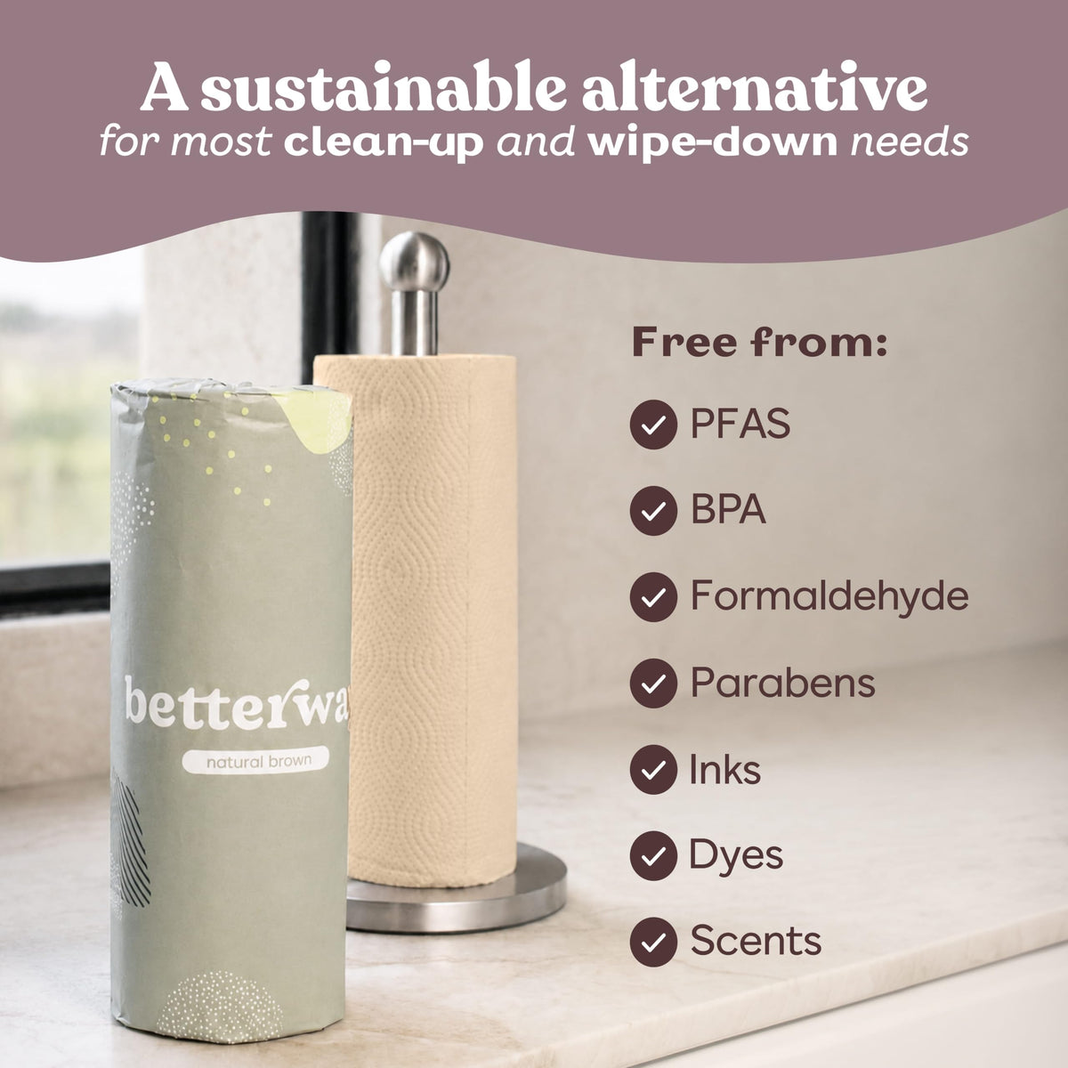 Bamboo Paper Towels 8 Rolls 2 Ply Z523