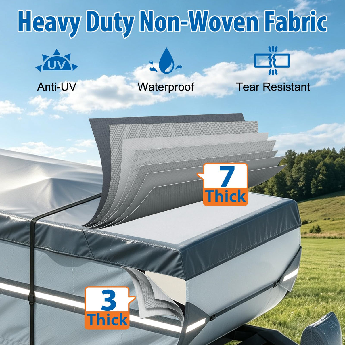 14-16ft Pop Up Folding Camper Cover I984542