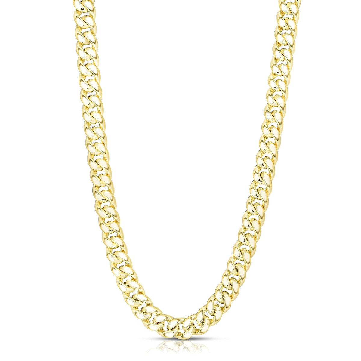 14k Yellow Gold Cuban Link Chain Necklace A276657