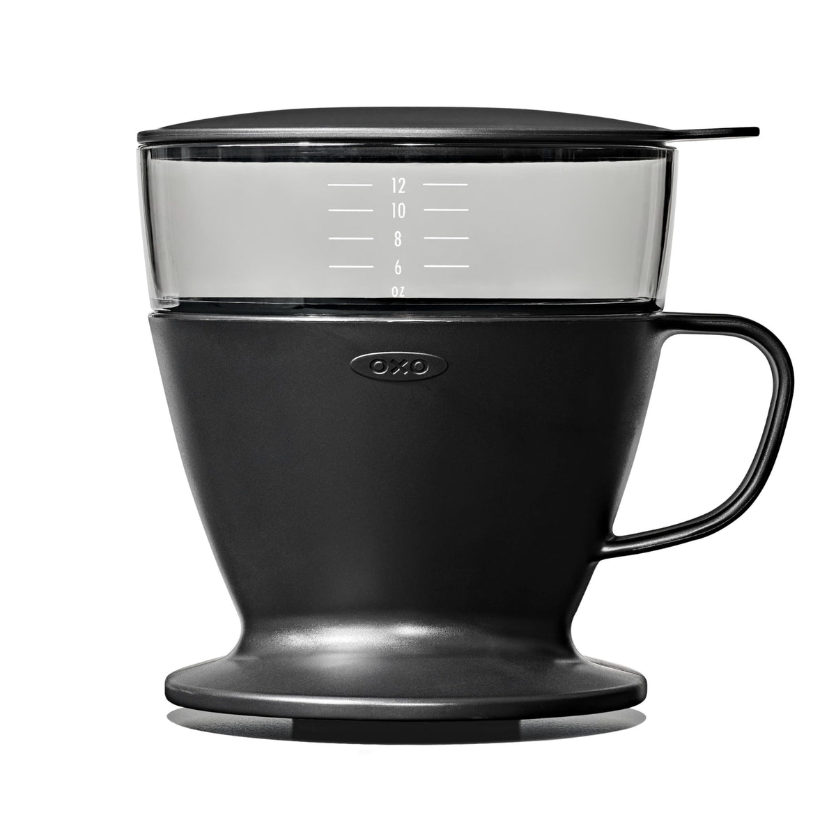 Single Serve Pour-Over Coffee Maker 12 oz Matte Black R233340