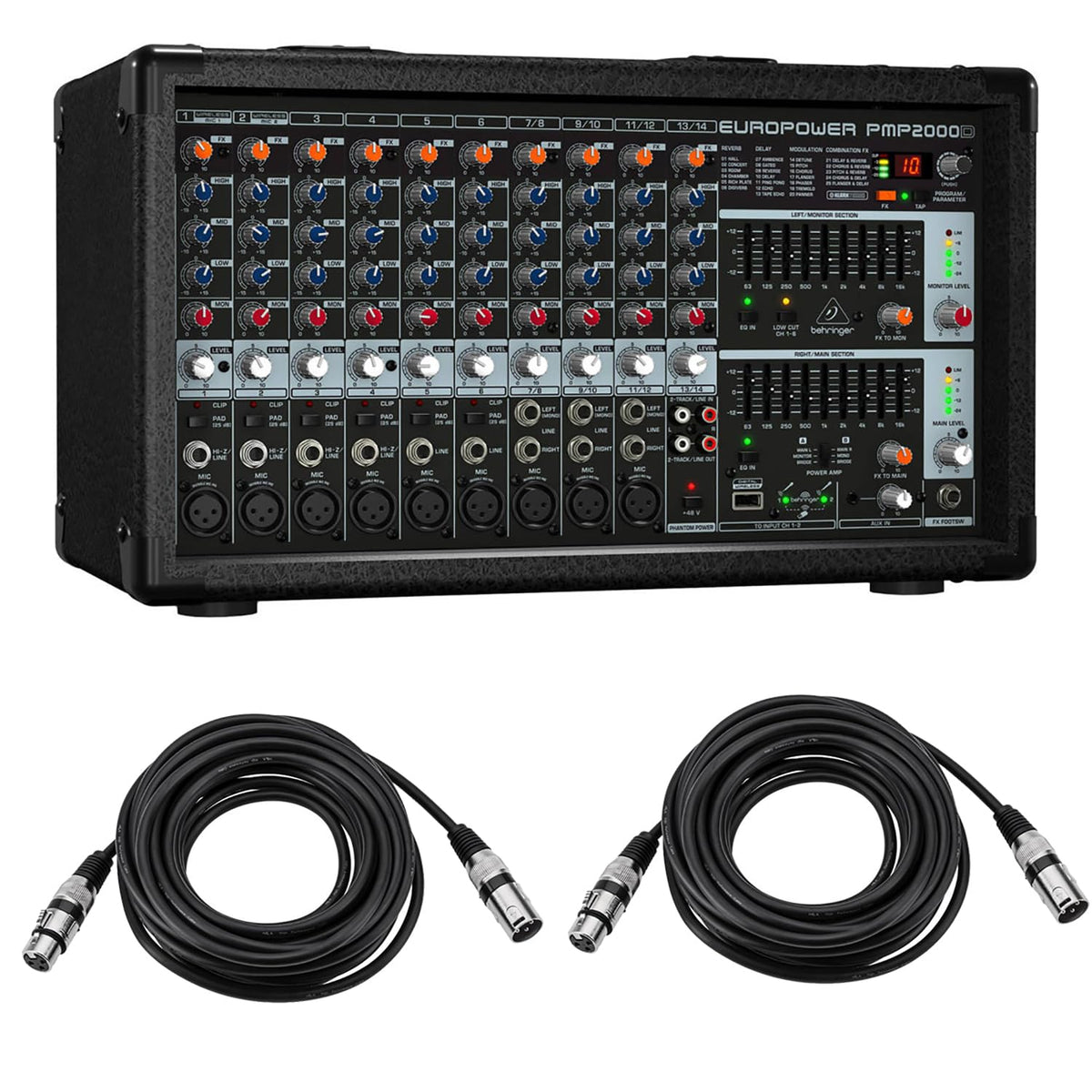 2000-Watt 14-Channel Powered Mixer D1689