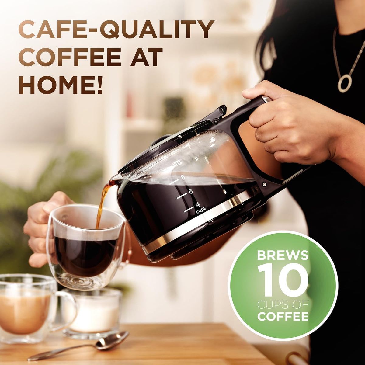 2-in-1 Drip Coffee Maker & Grinder L35627