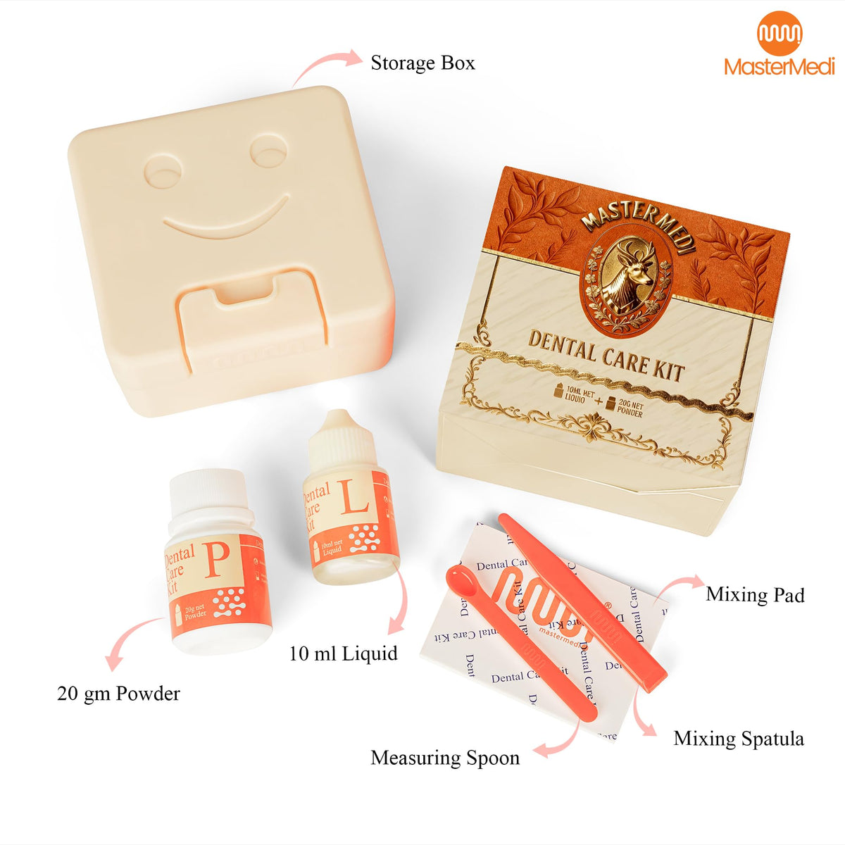 Zinc Oxide Eugenol Dental Cement Kit V908