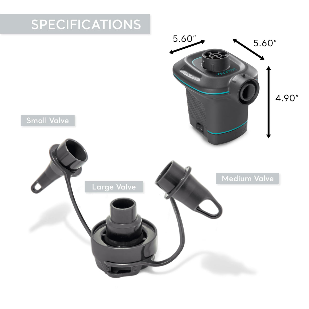 Blue 5-Person Floating with Electric Air Pump B34143