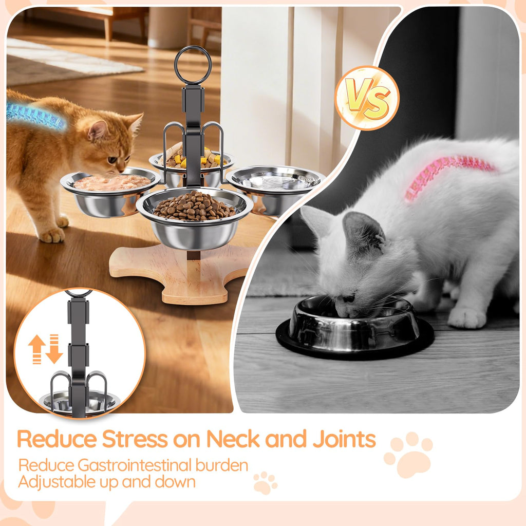 Elevated Cat Bowls with Stand L41706