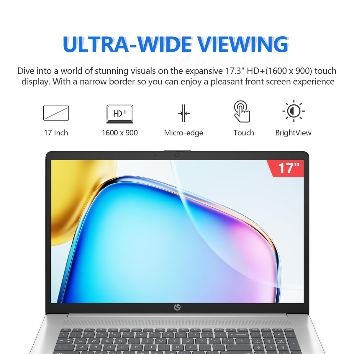 17.3" Touchscreen Laptop, Ryzen 5, 32GB RAM 1TB SSD V834