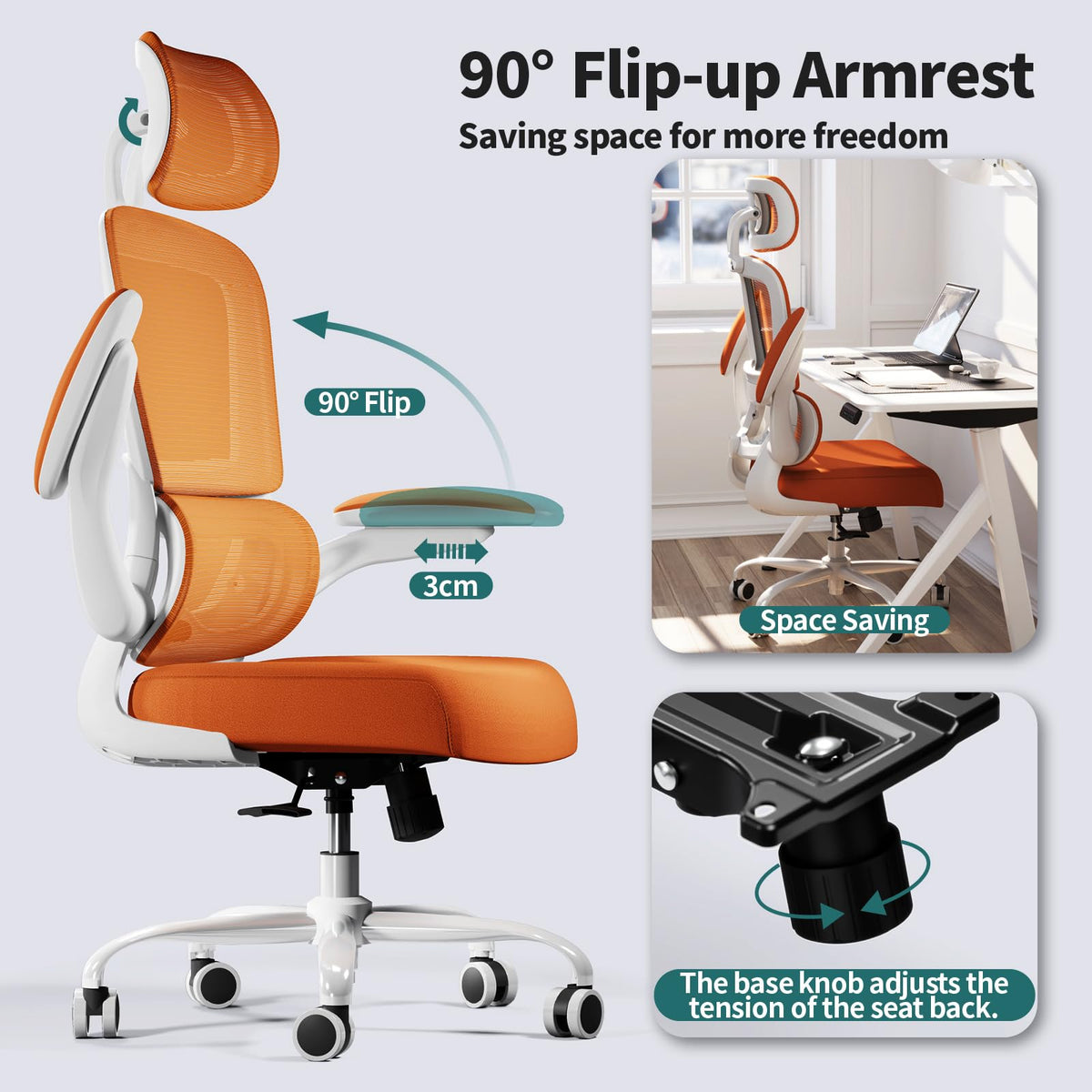 Ergonomic Office Chair with Lumbar Support H96690