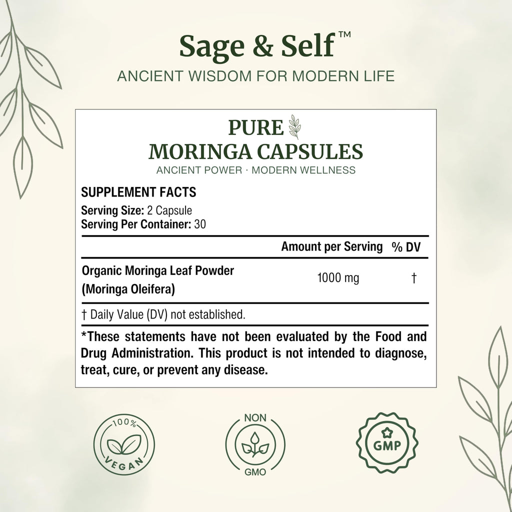Moringa Capsules 60 Capsules V4390