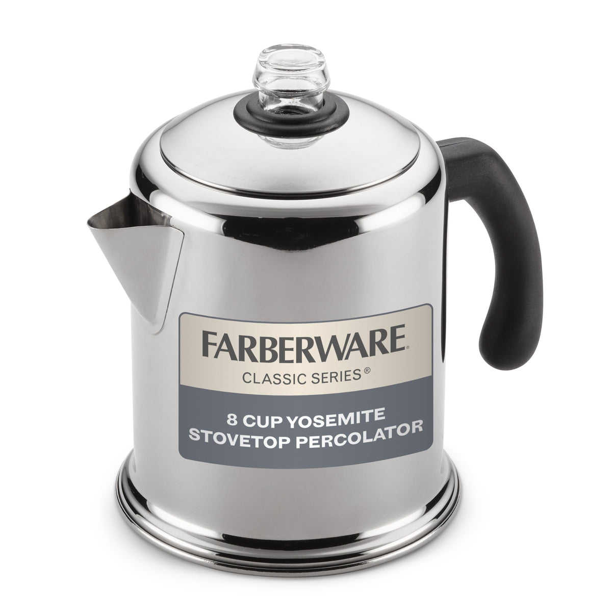 Stainless Steel 8-Cup Coffee Percolator C1709
