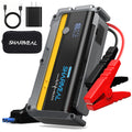 12000mAh 12V Portable Jump Starter with Flashlight and Jumper Cable A409768