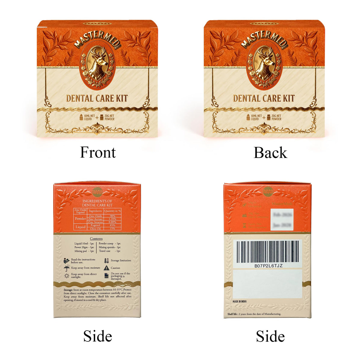 Zinc Oxide Eugenol Dental Cement Kit V908