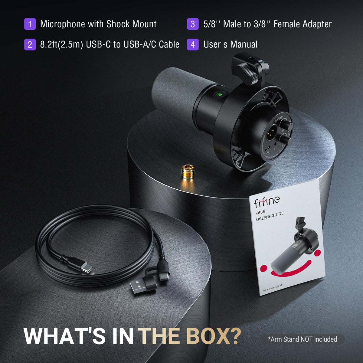 Dynamic XLR USB Microphone B577