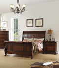 California King Bed Frame Antique Cherry U673
