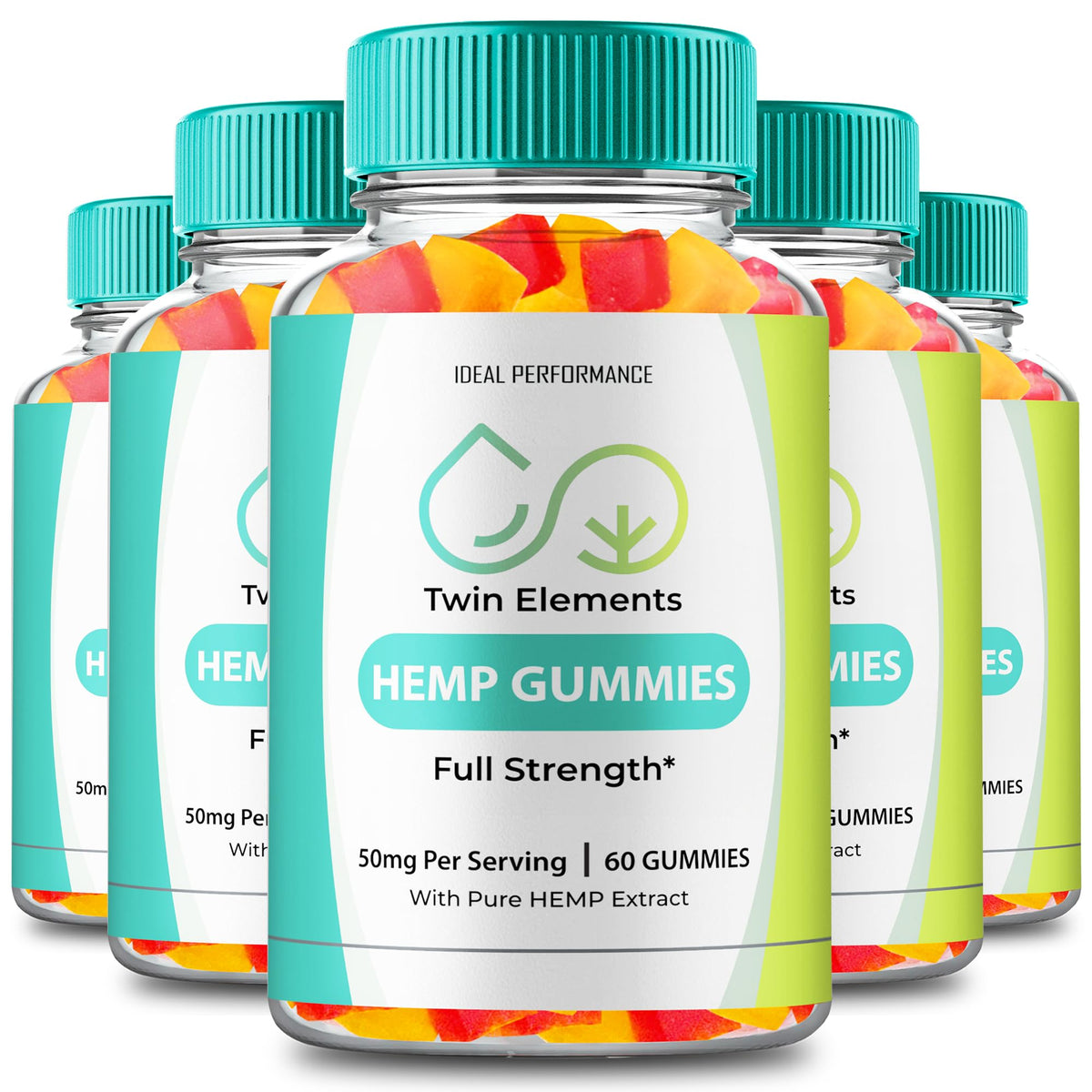 Hemp Gummies 5 Pack X9083