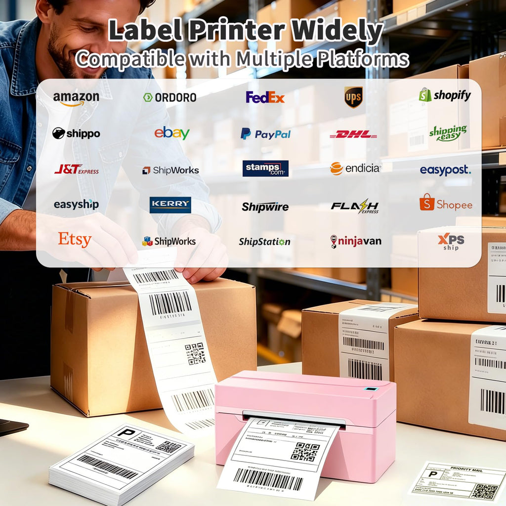 Bluetooth Thermal Label Printer Z2017