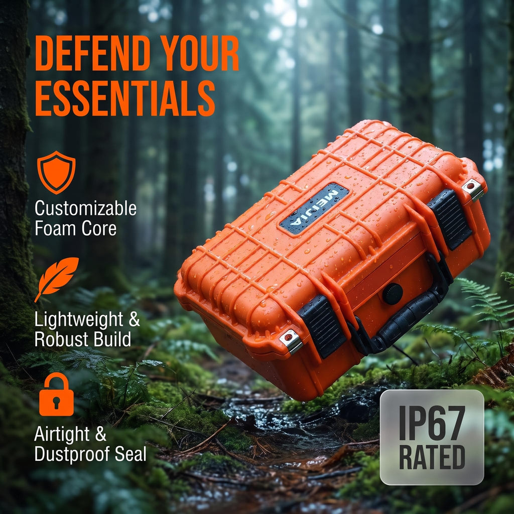 IP67 Waterproof Hard Camera Case with Customizable Foam Z87339