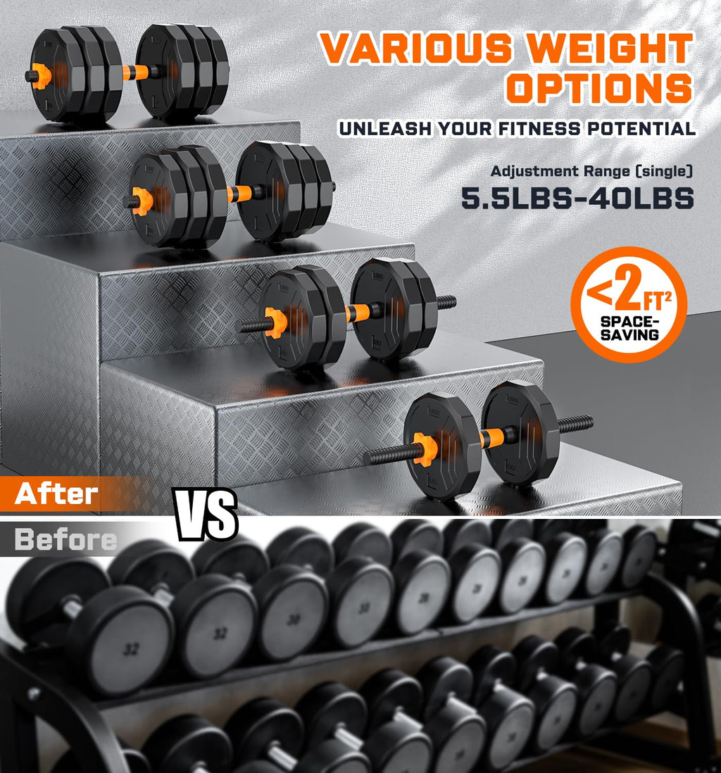 Adjustable Dumbbell Set with Connector N3969