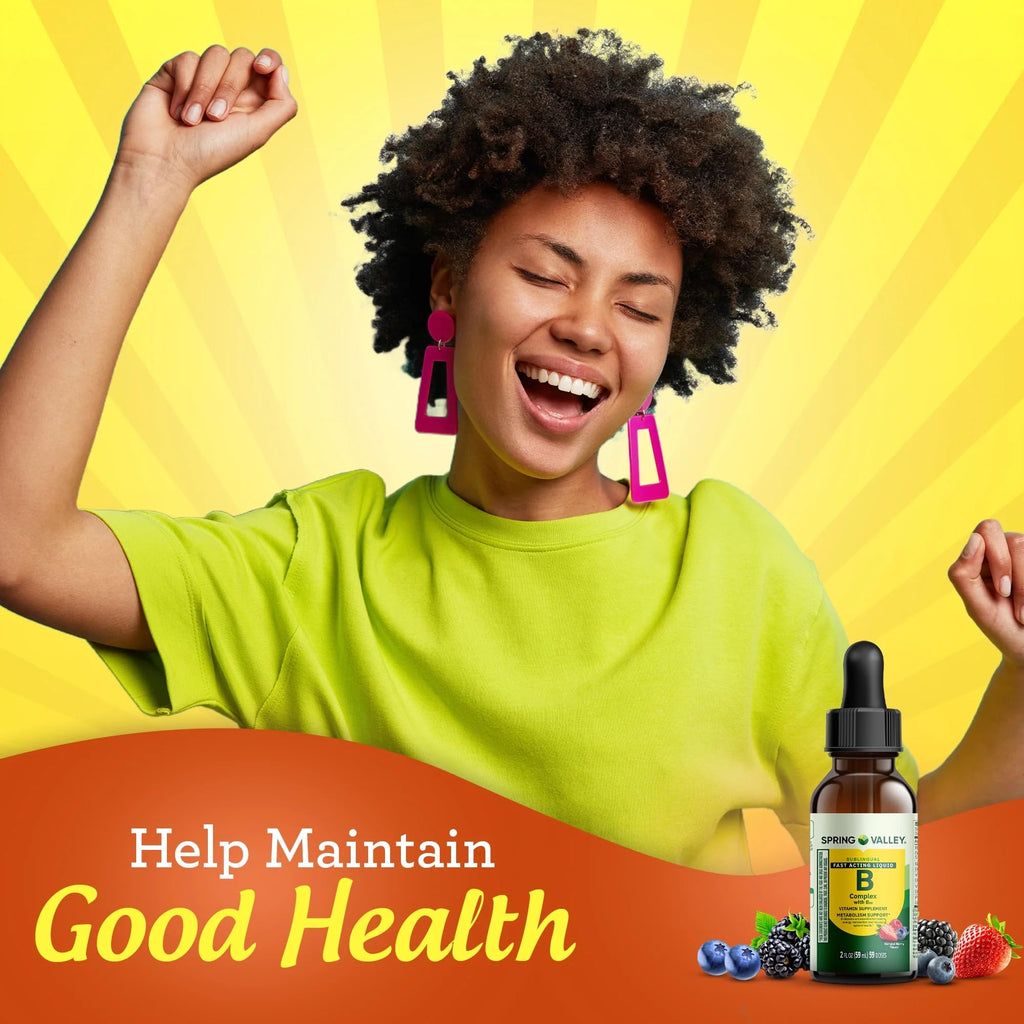 Liquid B-Complex with B12 Sublingual Berry Flavor 2 fl oz E222