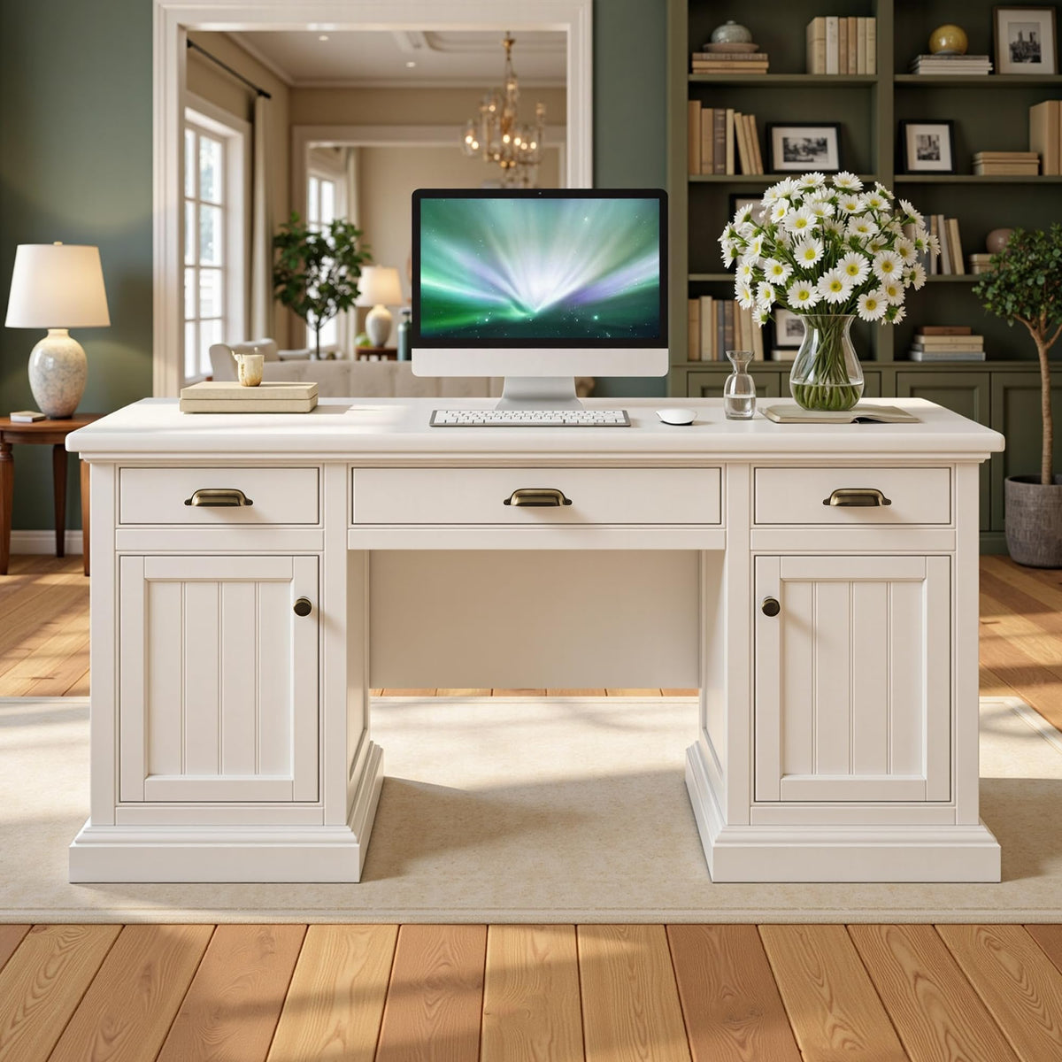 68" Executive Desk H71354