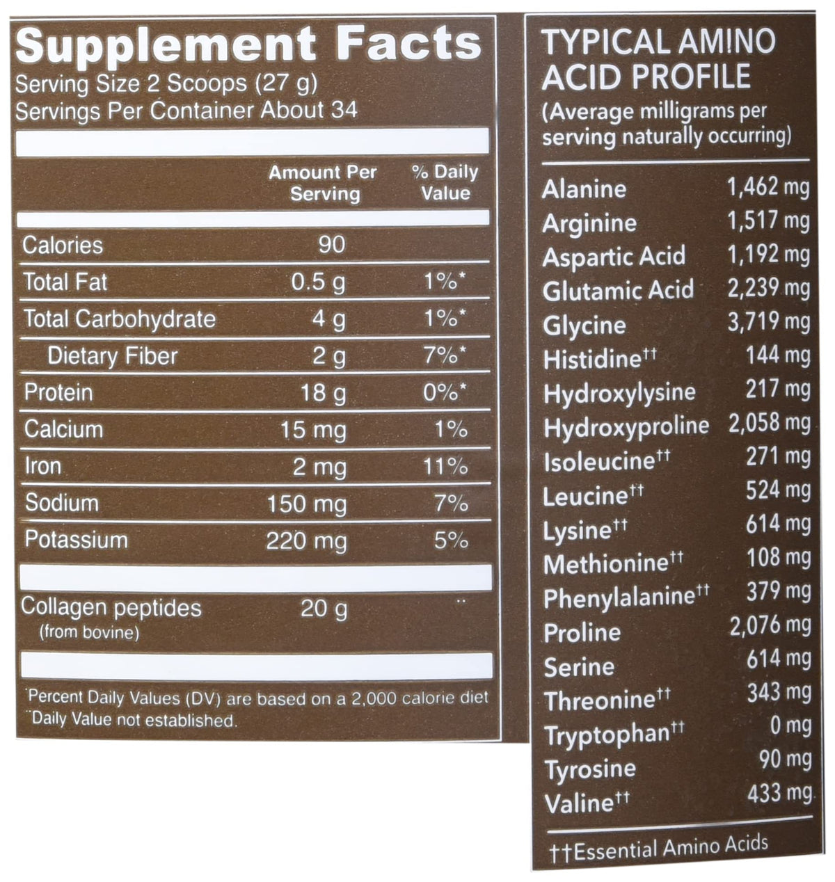 Collagen Peptides Chocolate 32.56 Oz Z330