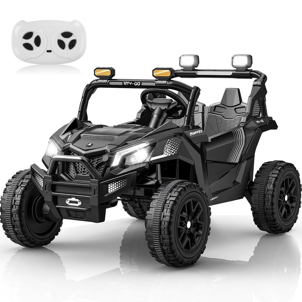 24V Black Ride on Car W682