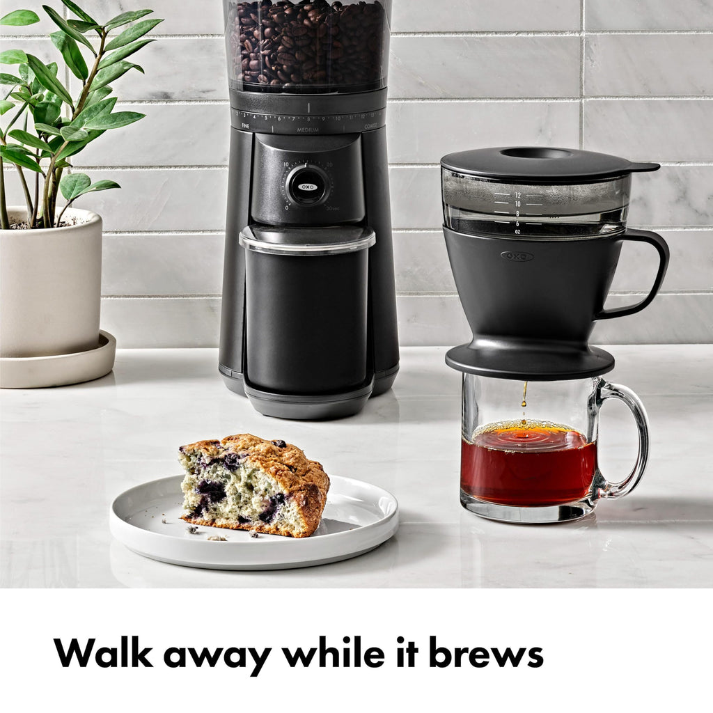 Single Serve Pour-Over Coffee Maker 12 oz Matte Black R233340