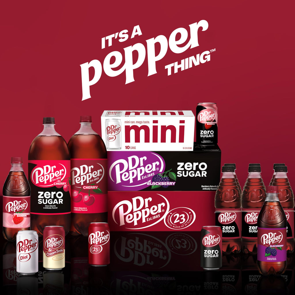 Diet Dr Pepper Soda 7.5 fl oz 10 pack K3623