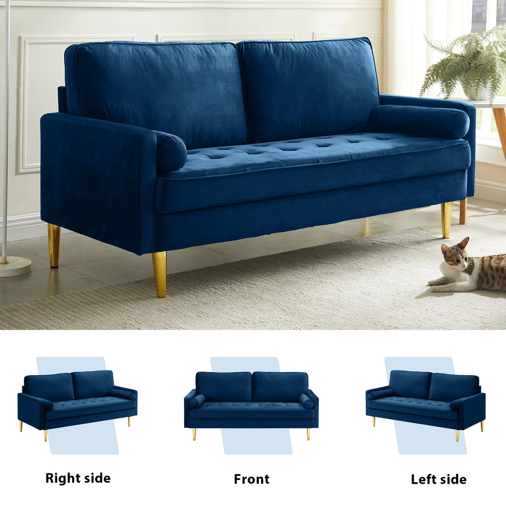 67" Velvet Tufted 2-Seater Sofa C649535