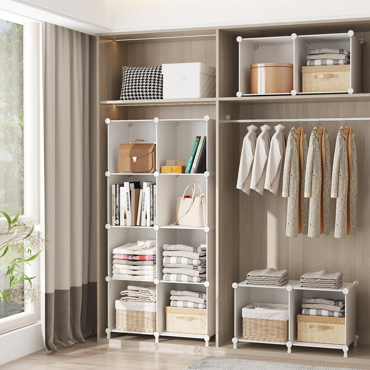 White 6 Cube Storage Organizer X826342