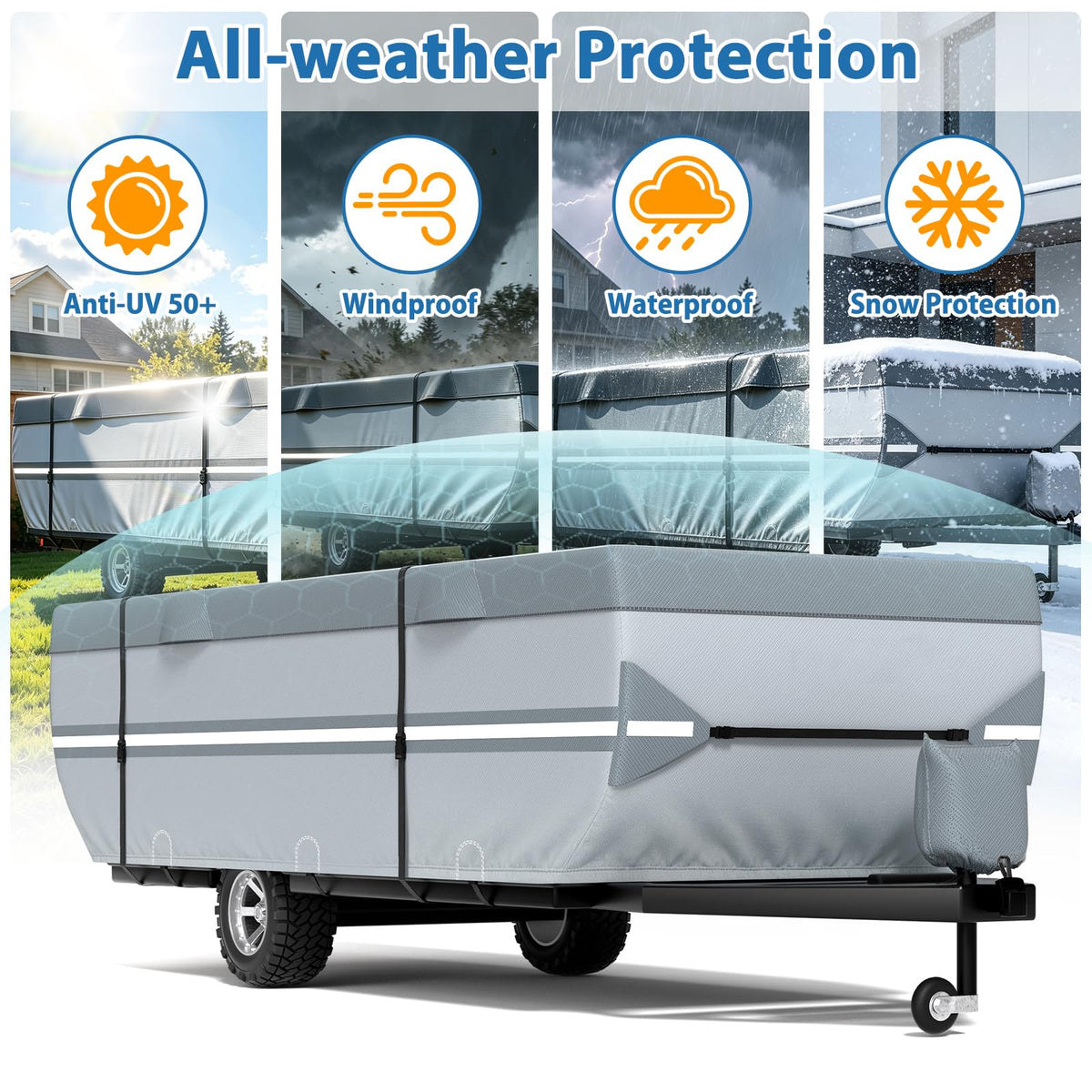 14-16ft Pop Up Folding Camper Cover I984542