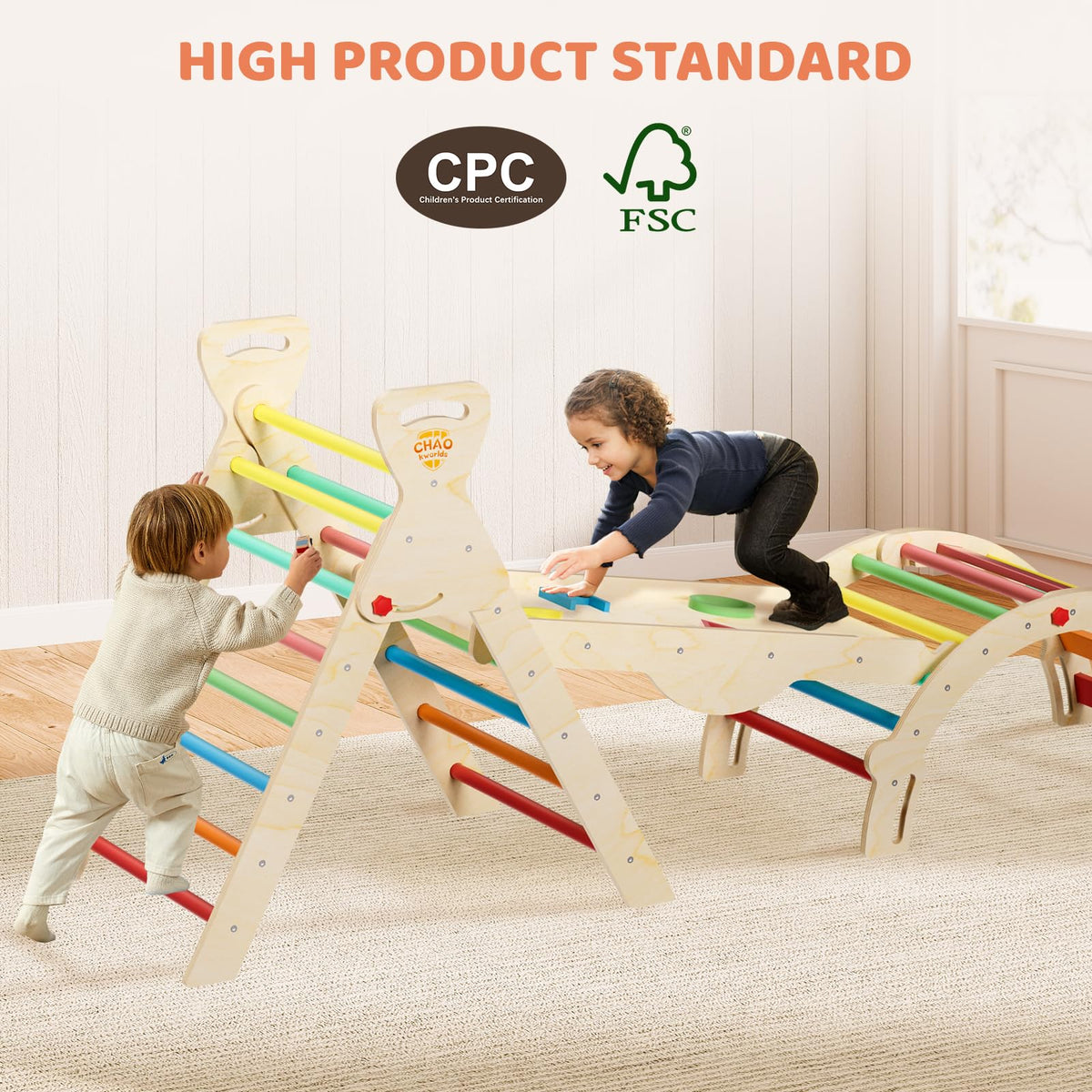 Montessori Toddler Climbing Toys Indoor J240