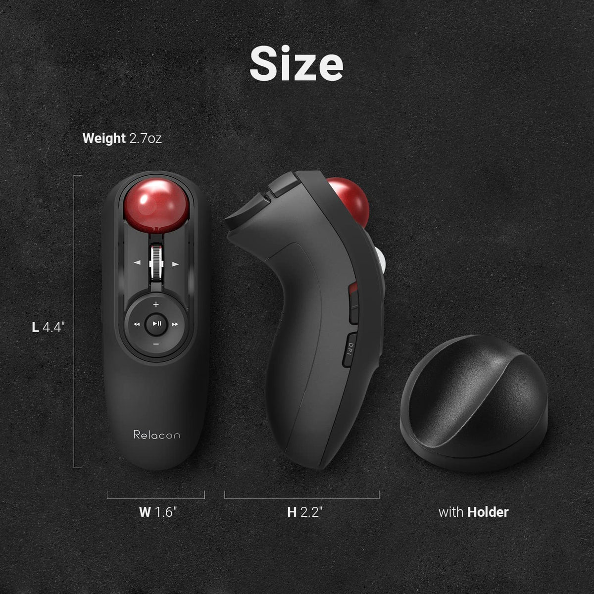 Wireless Handheld Trackball Mouse U5433