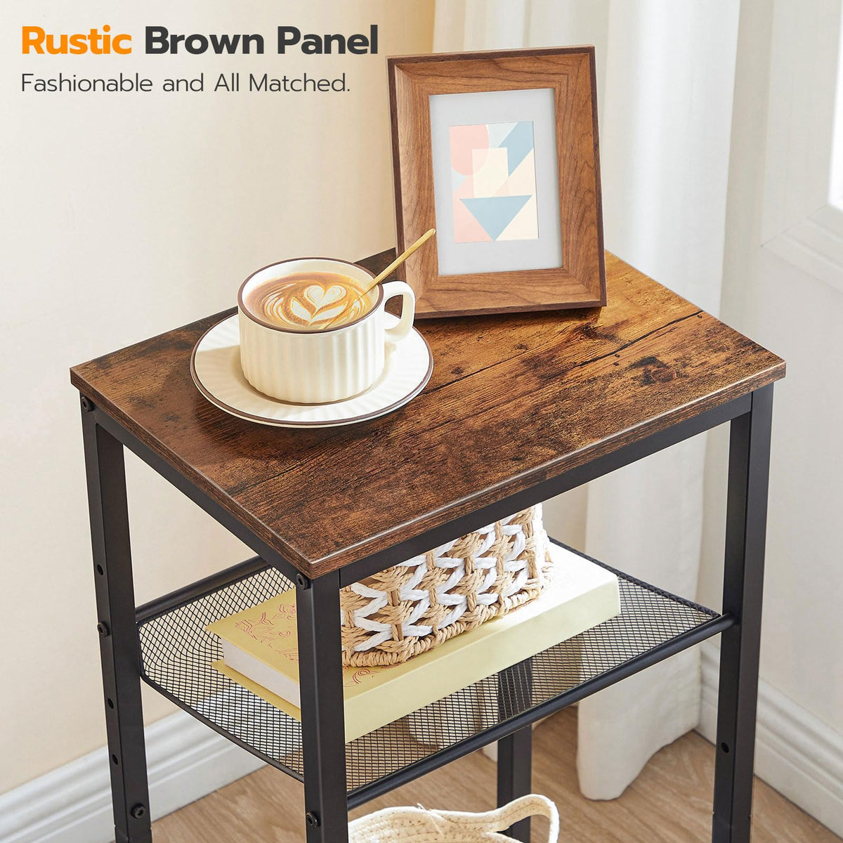 Tall 3-Tier Side Table E40776