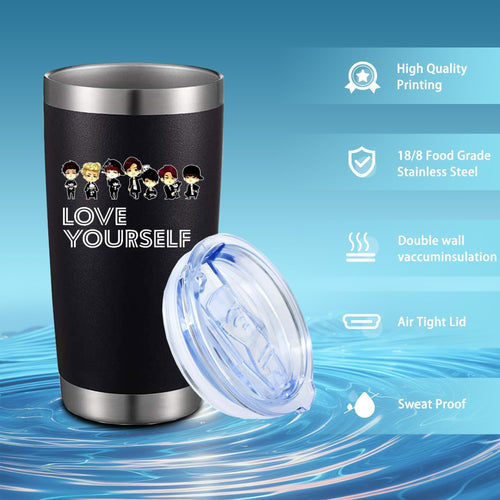 20oz Insulated Stainless Steel Tumbler with Lid I74202