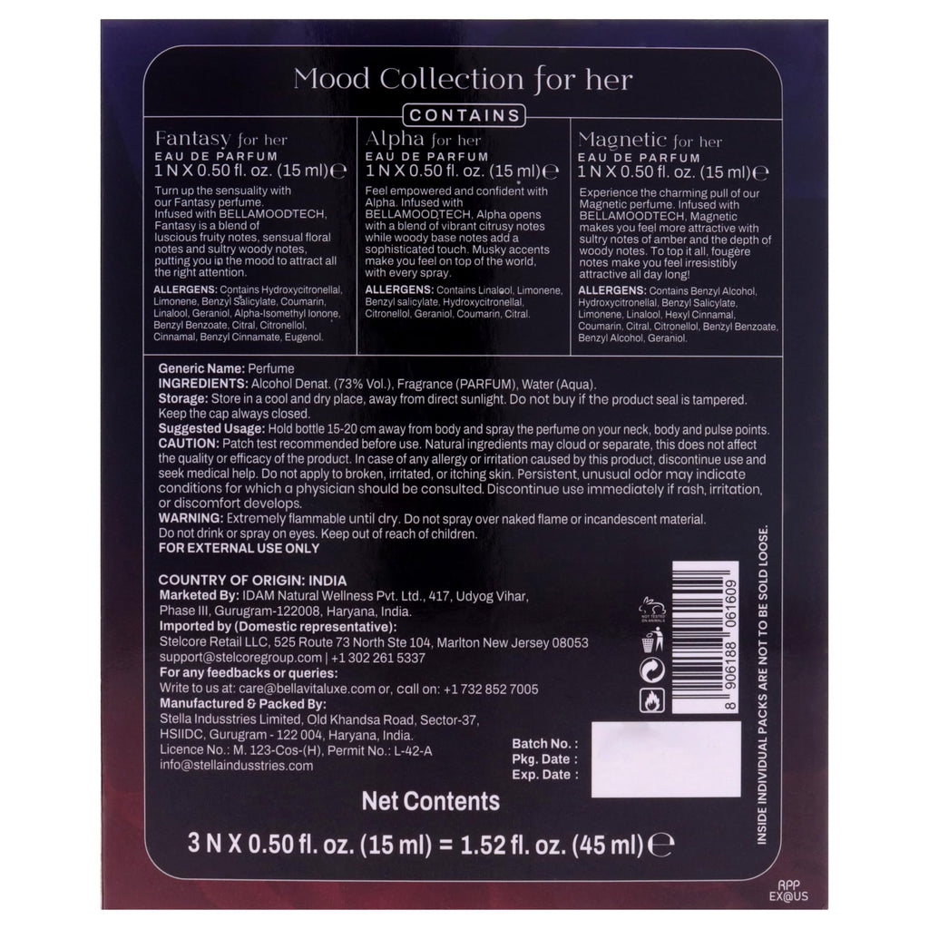 3 Pc EDP Spray Gift Set 0.5oz J93981