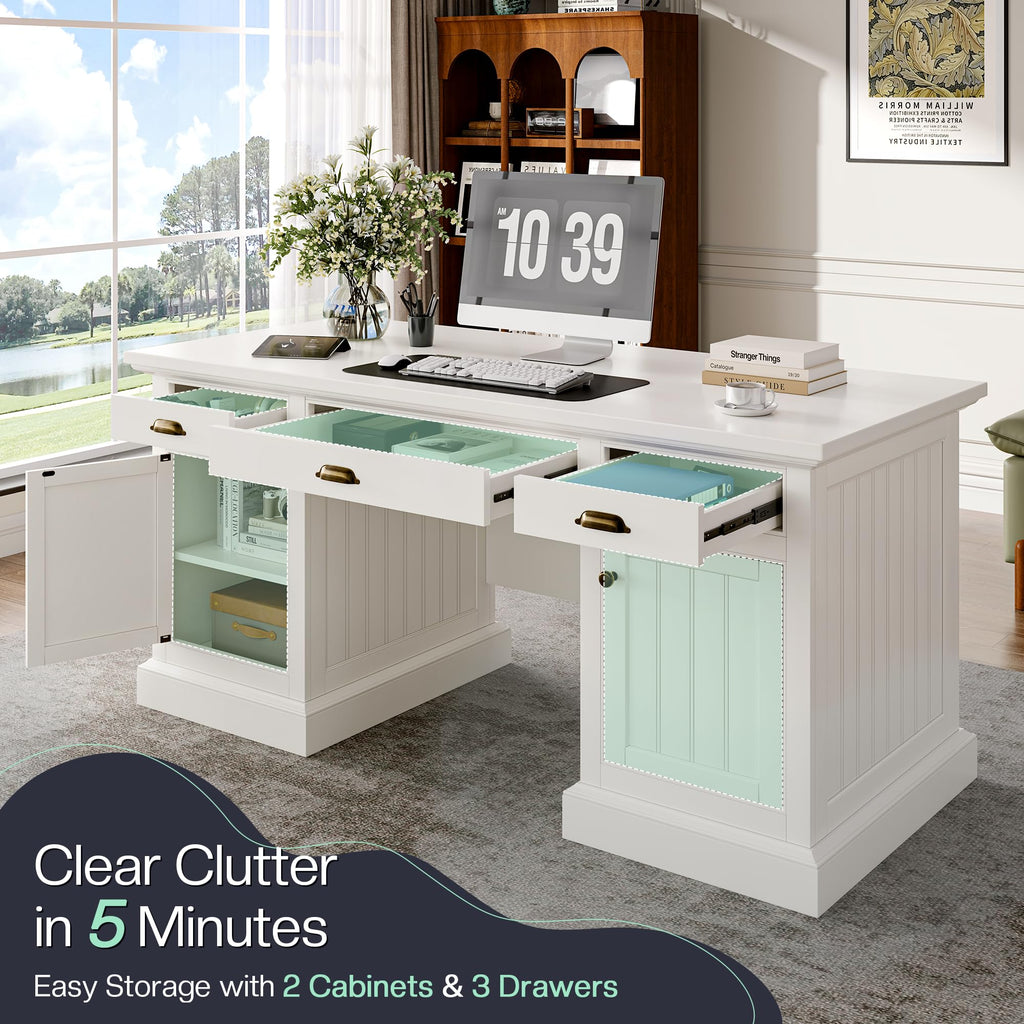 68" Executive Desk H71354