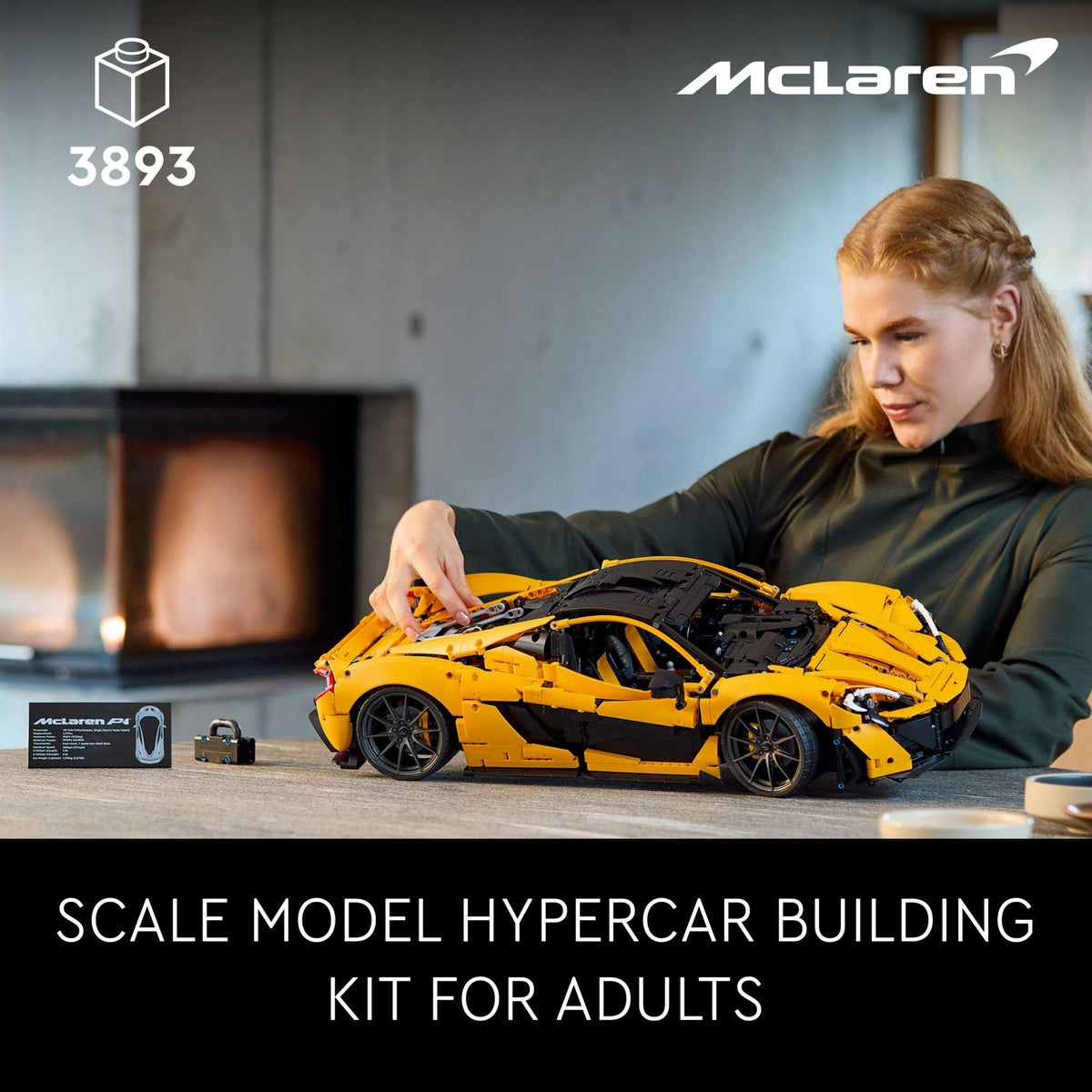 Technic McLaren P1 Hypercar Building Set L279345