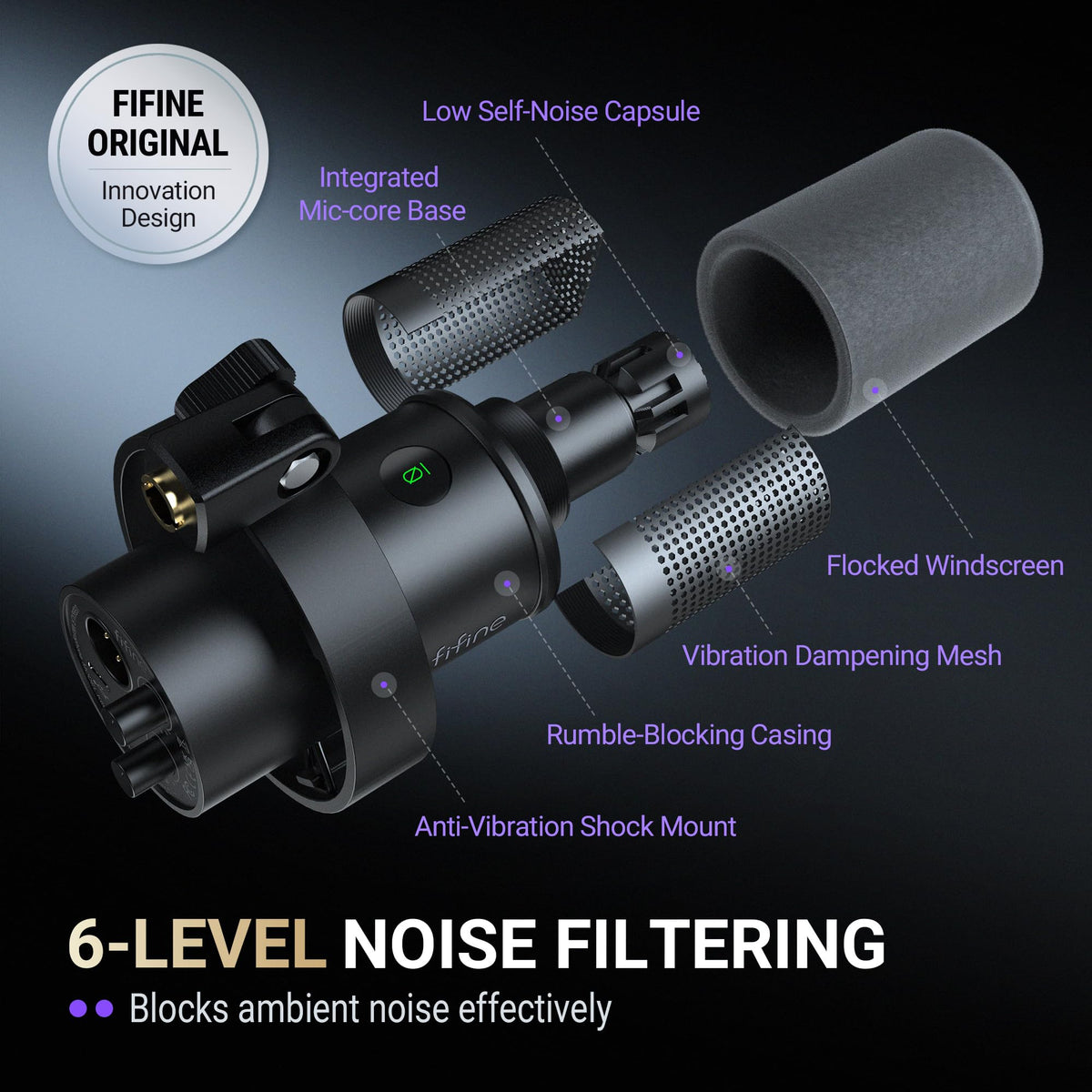 Dynamic XLR USB Microphone B577