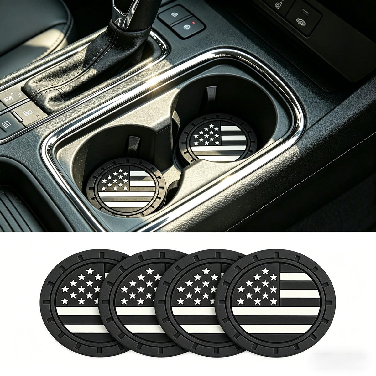 4 Pack Car Cup Holder Coaster H923